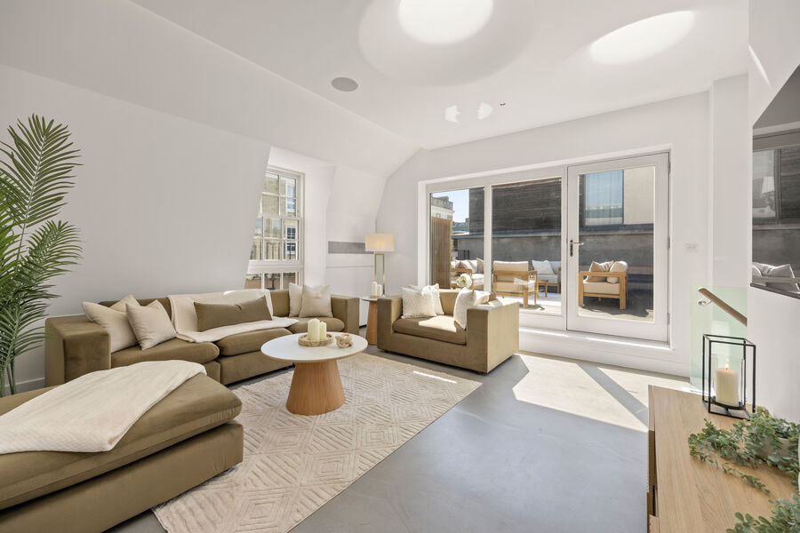 Penthouse living space
