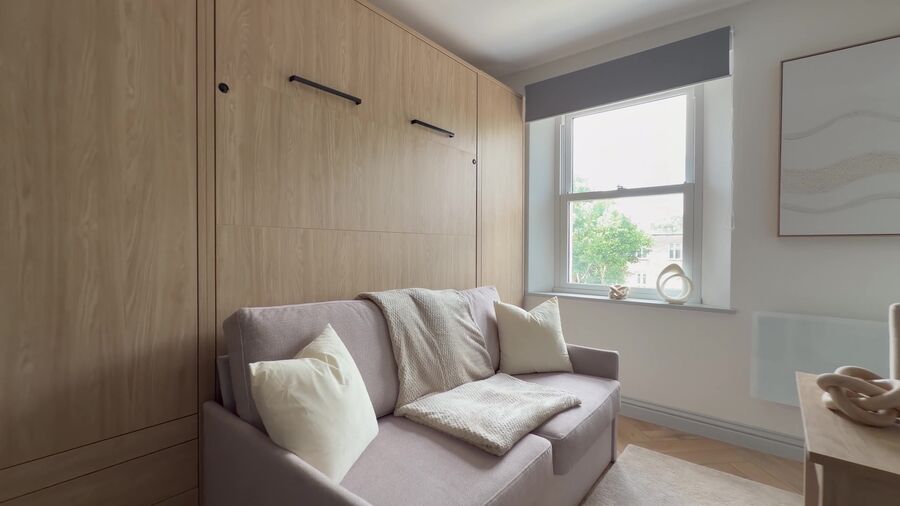 1 Bedroom Apartment sofa and wall bed