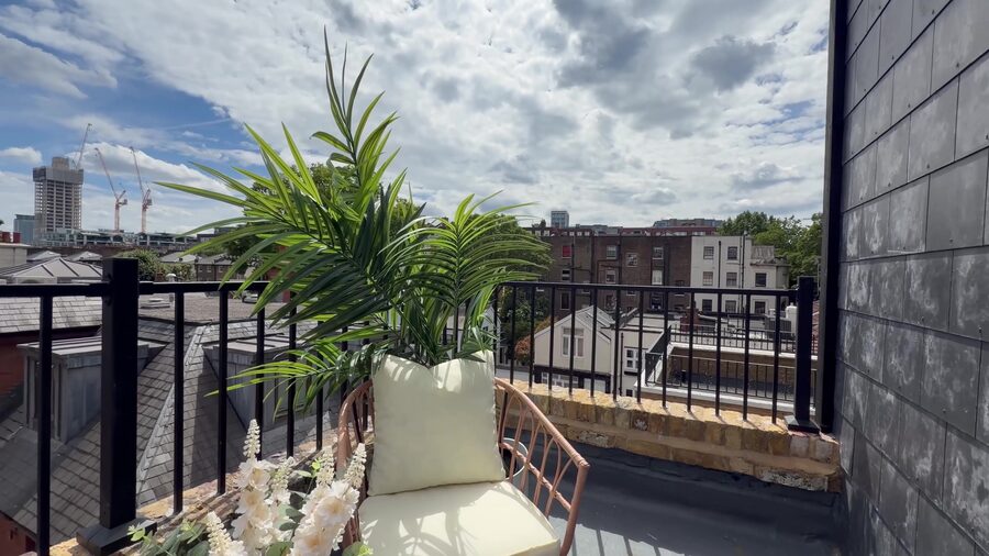 View over Kensington rooftops