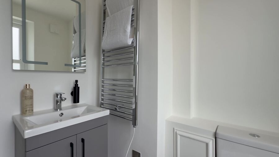 Studio Apartment bathroom detail